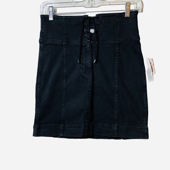 Free People Modern Femme Corset Skirt Sz 0 - Picture 4 of 13